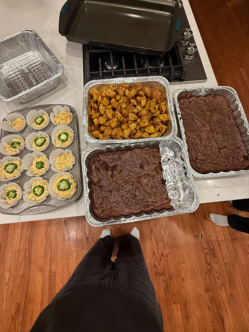 friendsgiving cooking!